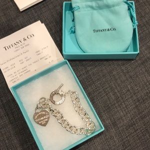 Tiffany Heart Tag Toggle Bracelet